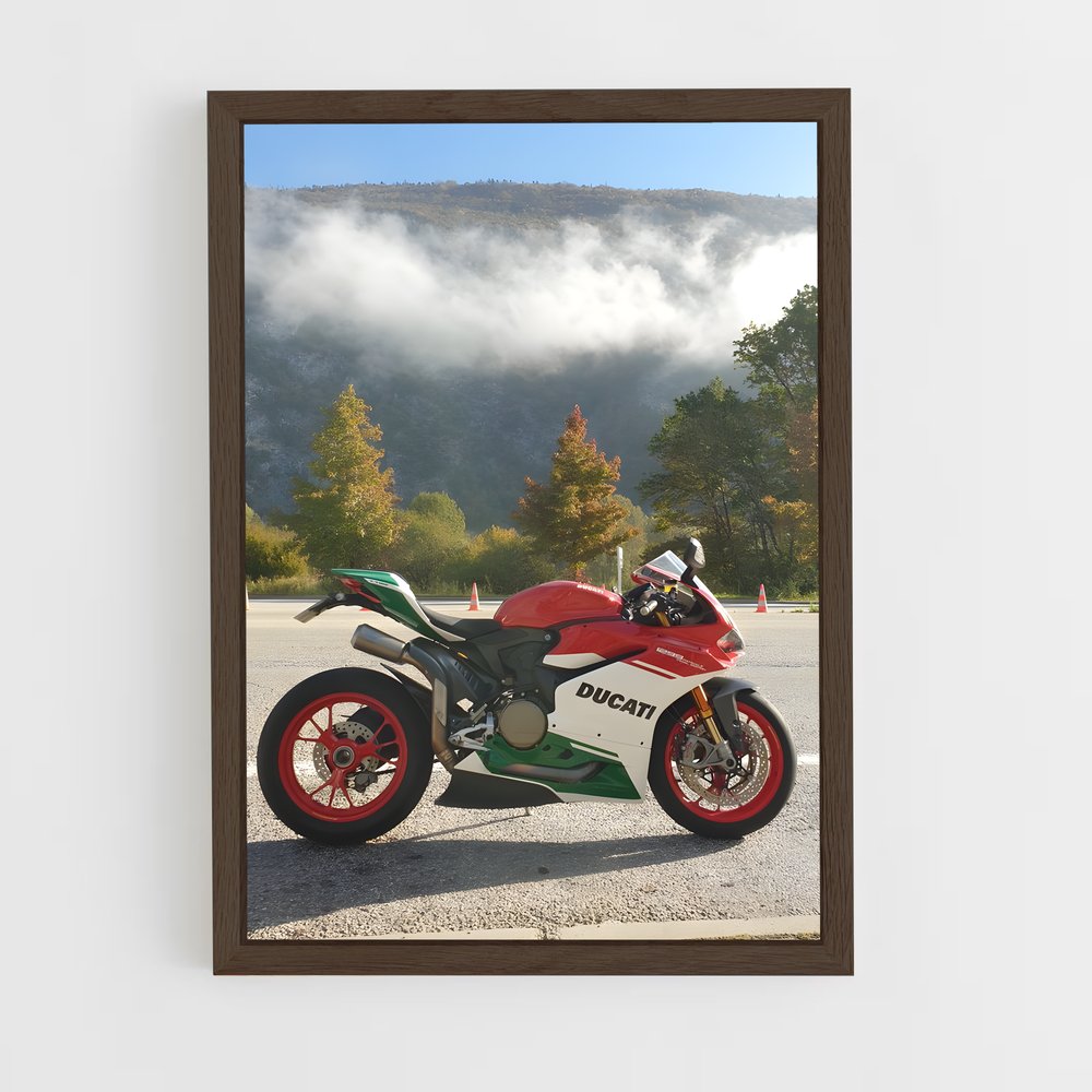 Poster Route des Revêrs – affiche Ducati (vue 5)